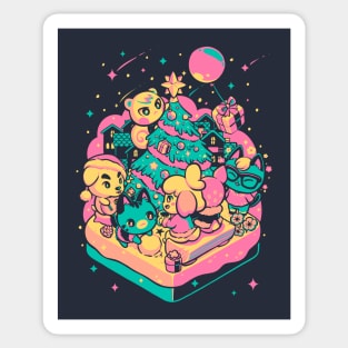 Villagers Holiday Sticker